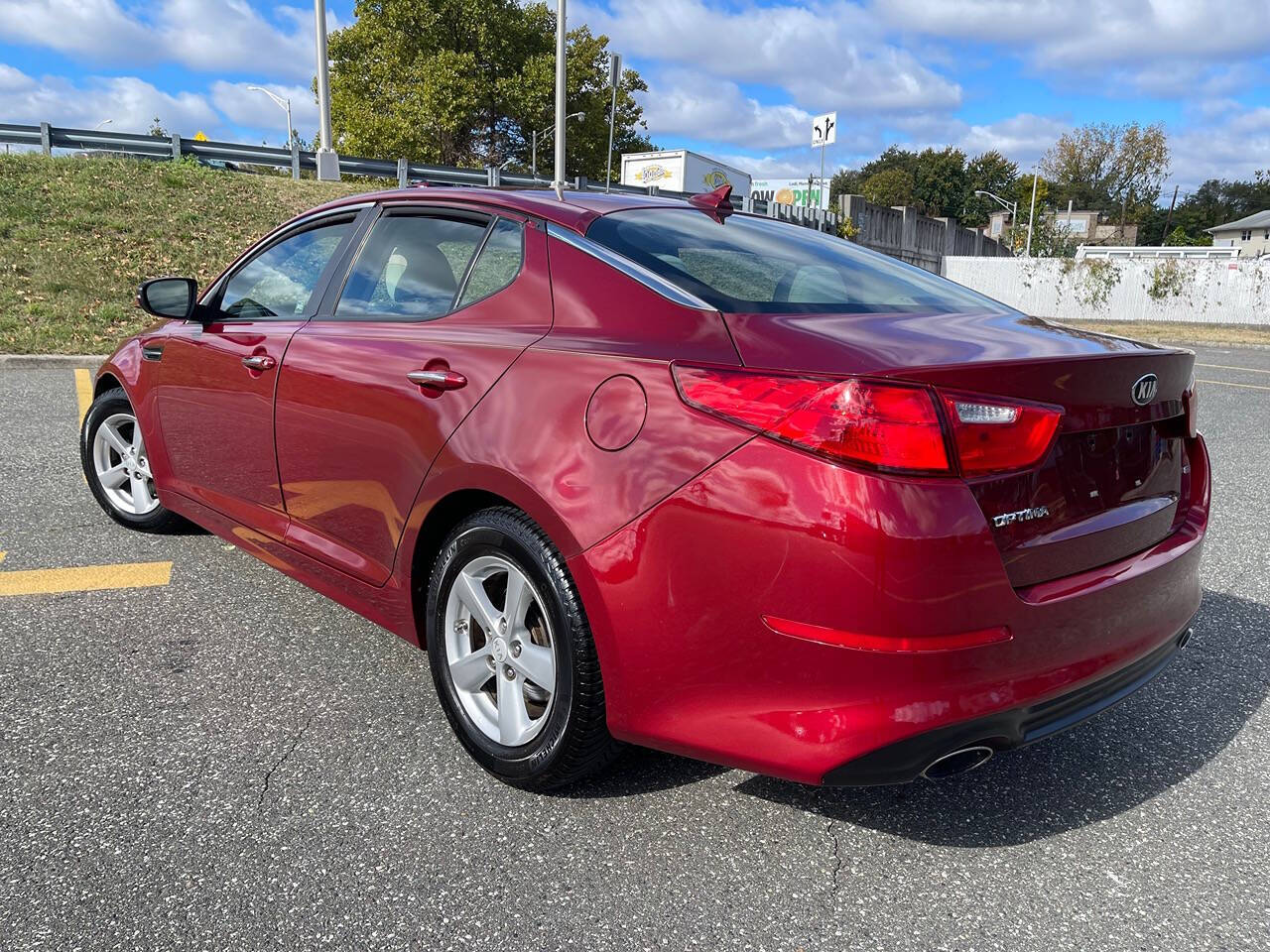 2015 Kia Optima for sale at M & P Auto Sales in Saddle Brook, NJ