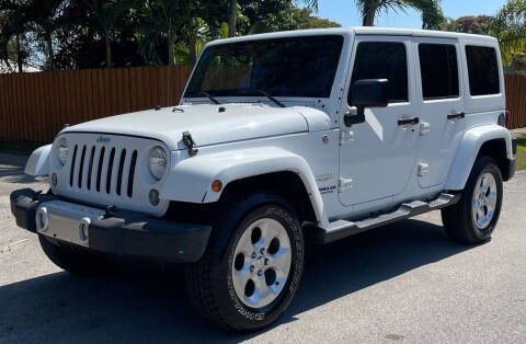 2014 Jeep Wrangler Unlimited for sale at Xtreme Motors in Hollywood FL