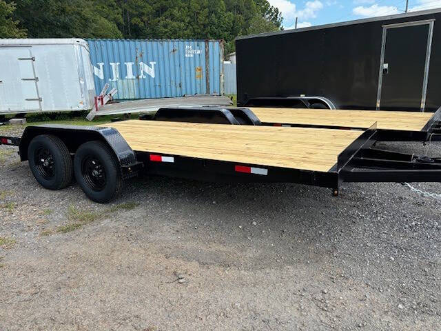 2024 J&E 7x18 Car Hauler  for sale at Cross Resurrection Golf Carts and Trailers in Rincon, GA