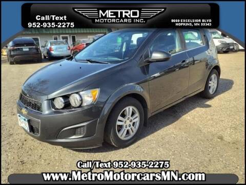 2014 Chevrolet Sonic for sale at Metro Motorcars Inc in Hopkins MN
