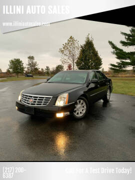 2010 Cadillac DTS Pro for sale at ILLINI AUTO SALES in Urbana IL