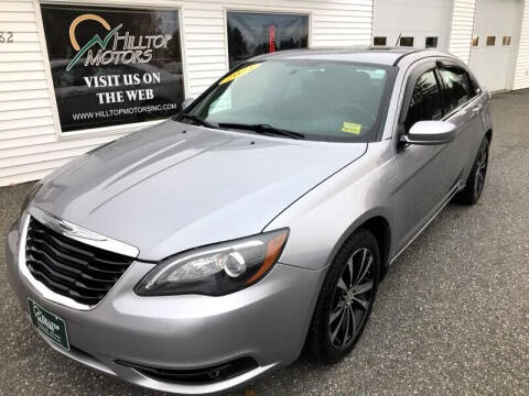 2013 Chrysler 200 for sale at HILLTOP MOTORS INC in Caribou ME