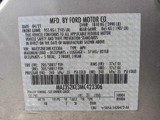 2021 Ford EcoSport Titanium