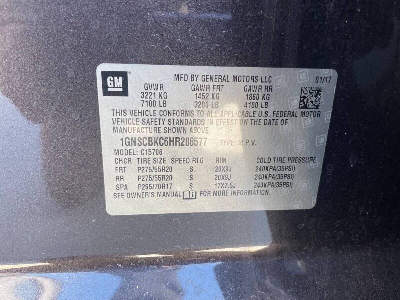 2017 Chevrolet Tahoe LT