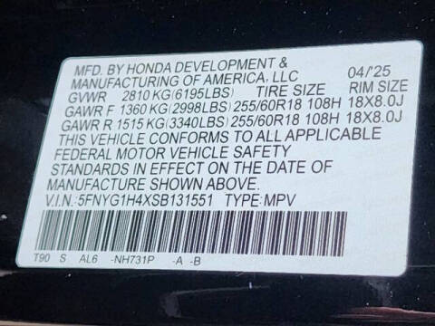 2025 Honda Pilot EX-L