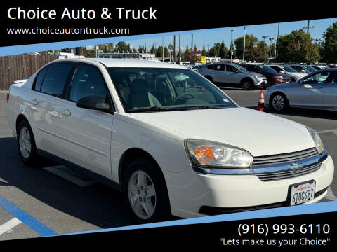 2005 Chevrolet Malibu for sale at Choice Auto & Truck in Sacramento CA