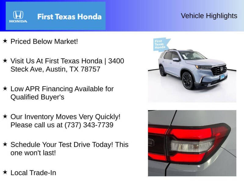 2025 Honda Pilot Touring+