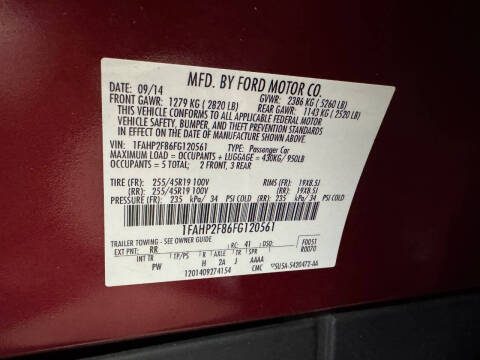 2015 Ford Taurus Limited