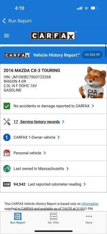 2016 Mazda CX-3 Touring