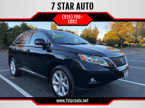 2012 Lexus RX 350 for sale at 7 STAR AUTO in Sacramento CA