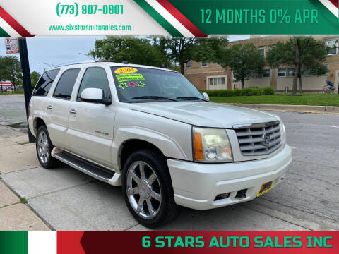 2004 Cadillac Escalade for sale at 6 STARS AUTO SALES INC in Chicago IL