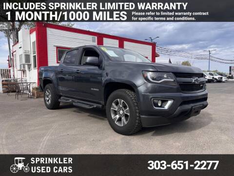 2017 Chevrolet Colorado for sale at Sprinkler Used Cars in Longmont CO