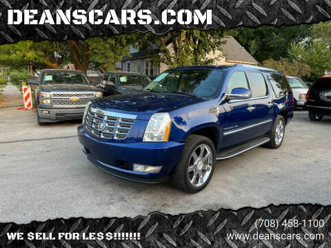 2012 Cadillac Escalade ESV for sale at DEANSCARS.COM in Bridgeview IL