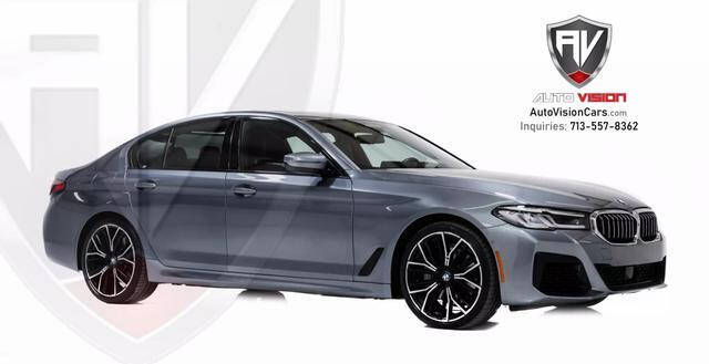 2021 BMW 5 Series for sale at Auto Vision in Houston TX