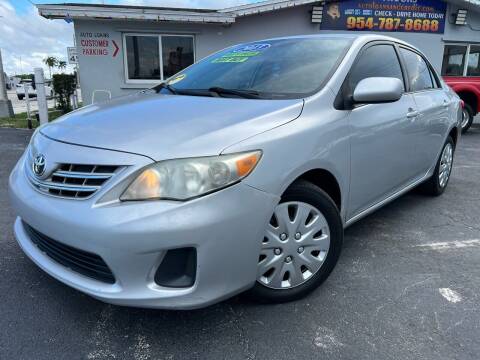 2013 Toyota Corolla for sale at Auto Loans and Credit in Hollywood FL