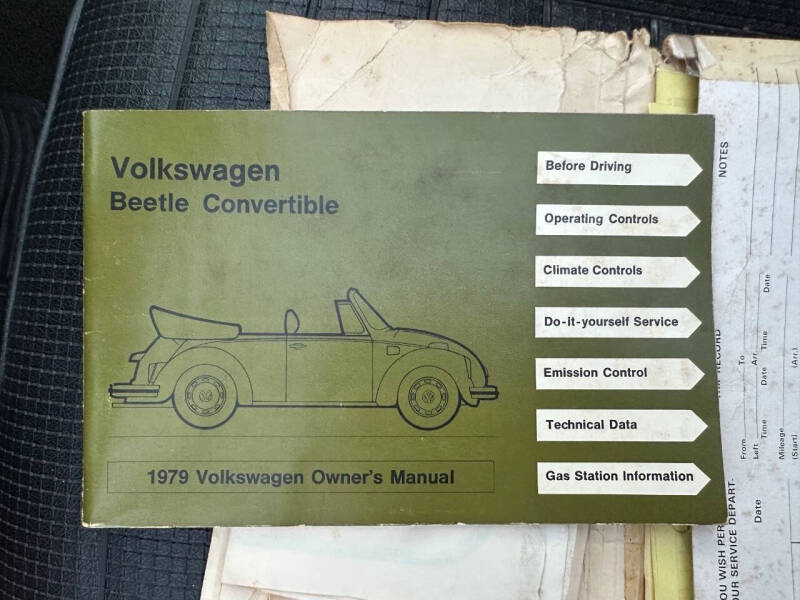 1979 Volkswagen Beetle Convertible