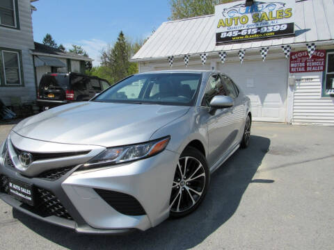 2018 Toyota Camry for sale at IK AUTO SALES LLC in Goshen NY