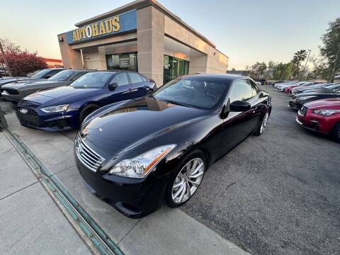 2010 Infiniti G37 Convertible for sale at AutoHaus in Loma Linda CA