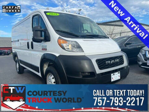 2019 RAM ProMaster for sale at Courtesy Auto Sales in Chesapeake VA