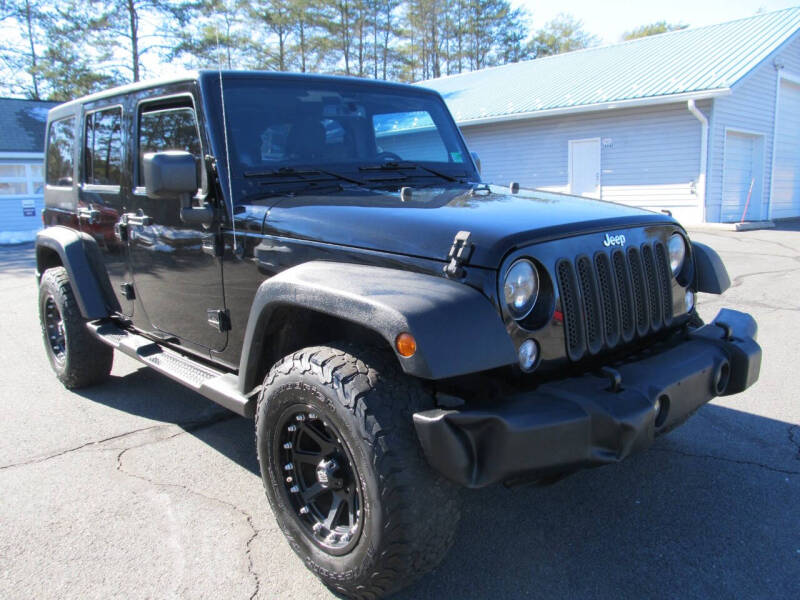 2014 Jeep Wrangler Unlimited for sale at Scott's Auto Wholesale LLC in Locust Grove VA