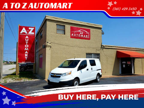 2016 Chevrolet City Express Cargo for sale at A TO Z  AUTOMART in West Palm Beach FL