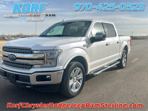 2018 Ford F-150 for sale at Tony Peckham @ Korf Motors in Sterling CO