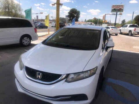 2013 Honda Civic for sale at Fiesta Motors Inc in Las Cruces NM