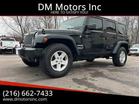 2014 Jeep Wrangler Unlimited for sale at DM Motors Inc in Maple Heights OH