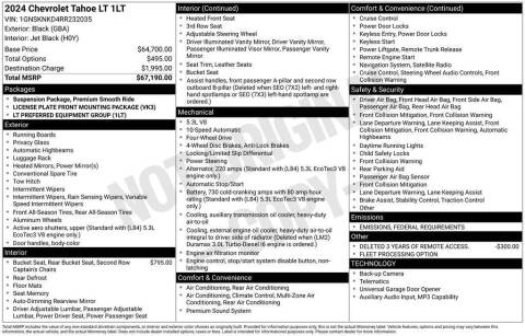 2024 Chevrolet Tahoe LT