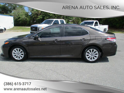 2019 Toyota Camry for sale at ARENA AUTO SALES,  INC. in Holly Hill FL