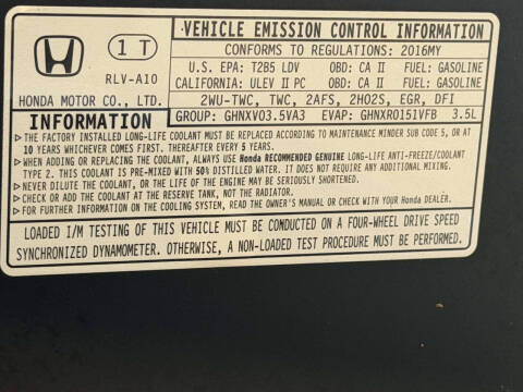 2016 Honda Pilot EX-L