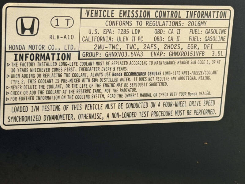 2016 Honda Pilot EX-L