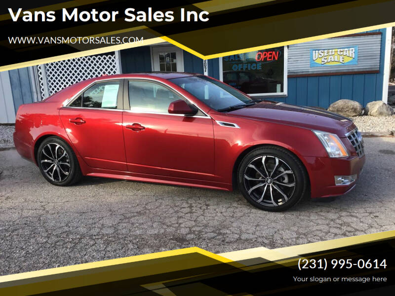 2012 Cadillac CTS for sale at Vans Motor Sales Inc in Traverse City MI