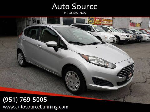 2016 Ford Fiesta for sale at Auto Source in Banning CA