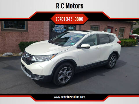 2017 Honda CR-V for sale at R C Motors in Lunenburg MA