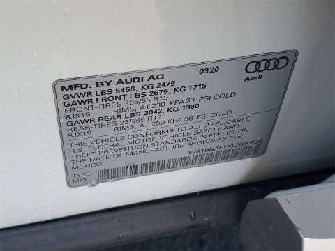 2020 Audi Q5 quattro Premium Plus 45 TFSI