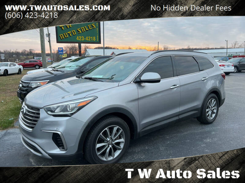 2018 Hyundai Santa Fe for sale at T W Auto Sales in Science Hill KY