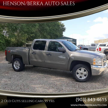 2012 Chevrolet Silverado 1500 for sale at HENSON/BERKA AUTO SALES in Gilmer TX