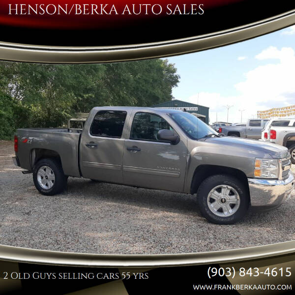 2012 Chevrolet Silverado 1500 for sale at HENSON/BERKA AUTO SALES in Gilmer TX