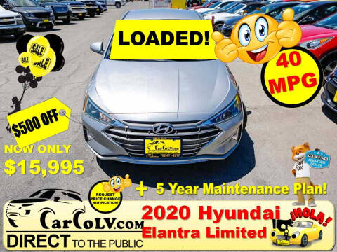 2020 Hyundai Elantra for sale at The Car Company in Las Vegas NV