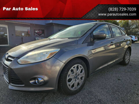 2012 Ford Focus for sale at Par Auto Sales in Granite Falls NC