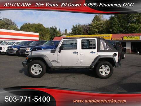 2010 Jeep Wrangler Unlimited for sale at AUTOLANE in Portland OR