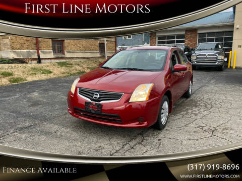 2012 Nissan Sentra for sale at First Line Motors in Jamestown IN