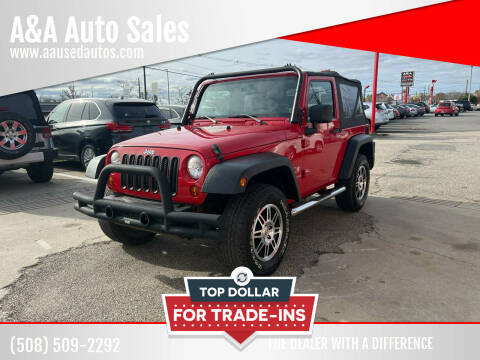 2009 Jeep Wrangler for sale at A&A Auto Sales in Fairhaven MA