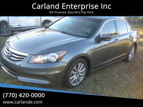 2012 Honda Accord for sale at Carland Enterprise Inc in Marietta GA