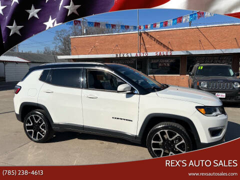 2018 Jeep Compass for sale at Rex's Auto Sales in Junction City KS