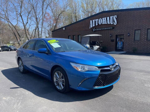 2017 Toyota Camry for sale at Autohaus of Greensboro in Greensboro NC