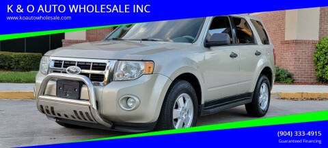 2011 Ford Escape for sale at K & O AUTO WHOLESALE INC in Jacksonville FL