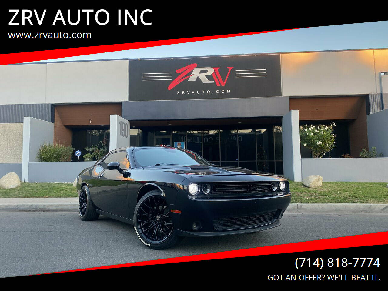 2018 Dodge Challenger for sale at ZRV AUTO INC in Brea, CA