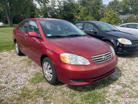 2004 Toyota Corolla for sale at HEDGES USED CARS in Carleton MI